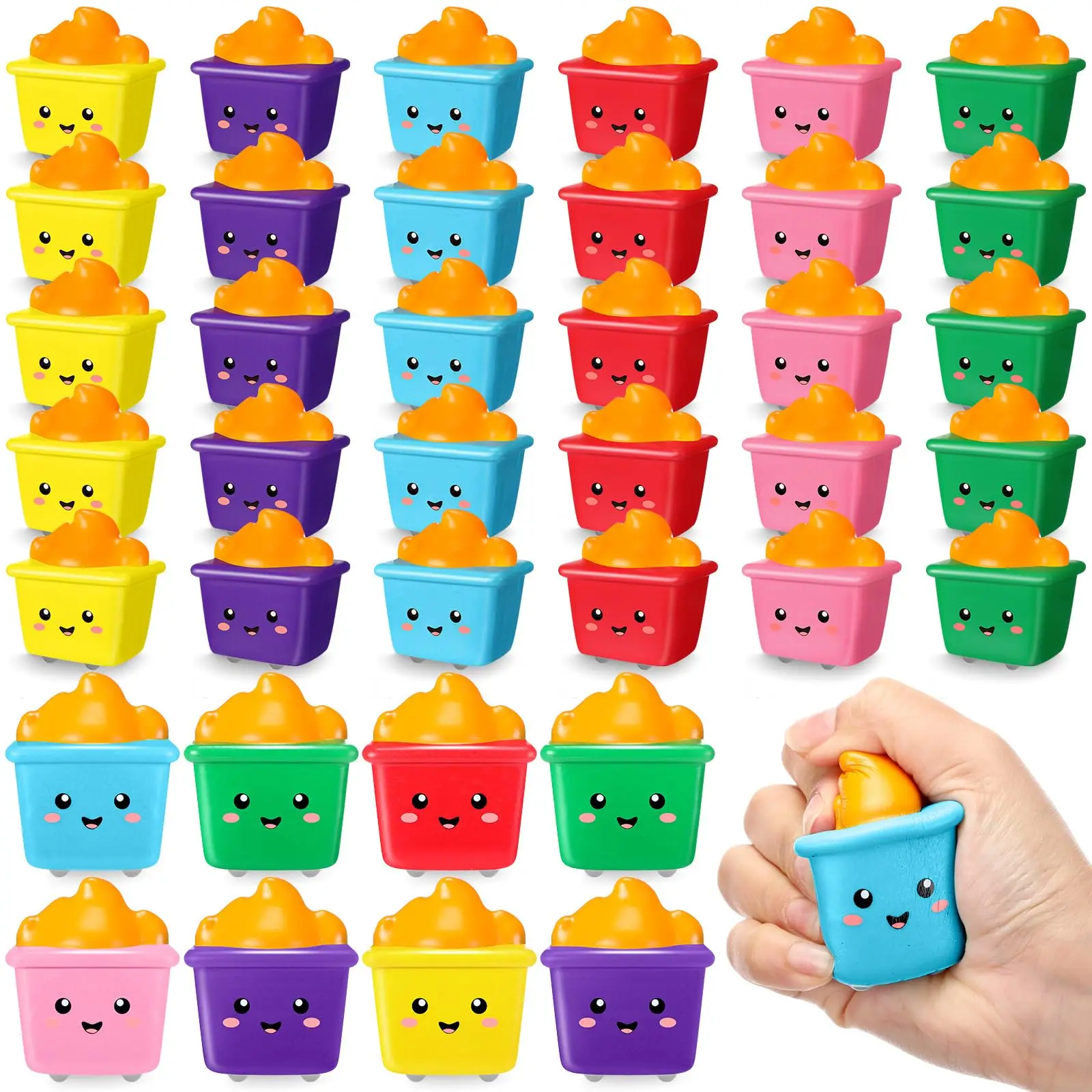 Dumpster Fire Stress Ball Funnny Stress Ball for Adults Employee Appreciation Gift Labor Day Gift for Coworker Teacher Emotional Support Ornament for