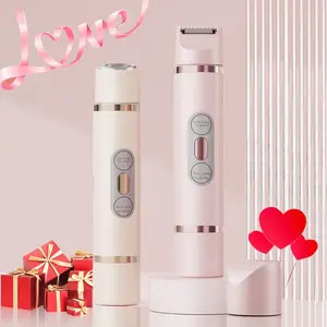 USB Rechargeable Electric Hair Removal Tool, 1 Box Double-ended Hair Removal Instrument, Personal Care Appliances for Women, Cordless Portable Shaver