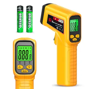 FKM Infrared Thermometer Gun Non-Contact Temperature Gun,-58°F~986°F,AdjustableEmissivity,IR Thermometer Gun for Cooking,Griddle,Pizza Oven,BBQ,HVAC,Automotive,Industrial,Not for
