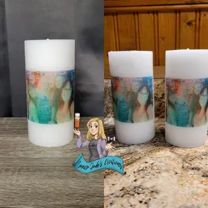Candle with Personalized Picture