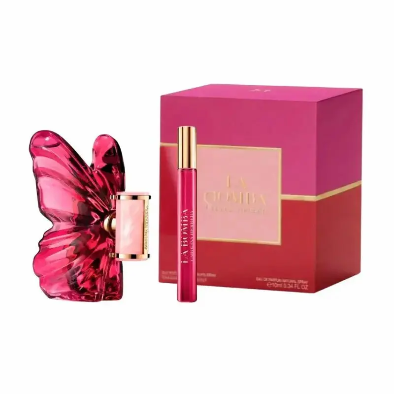Women's Carolina Herrera La Bomba Eau de Parfum - 2.7oz Elegant Floral, Seductive Luxury Fragrance with Red Berries, Jasmine Notes, Long Lasting Women Perfume