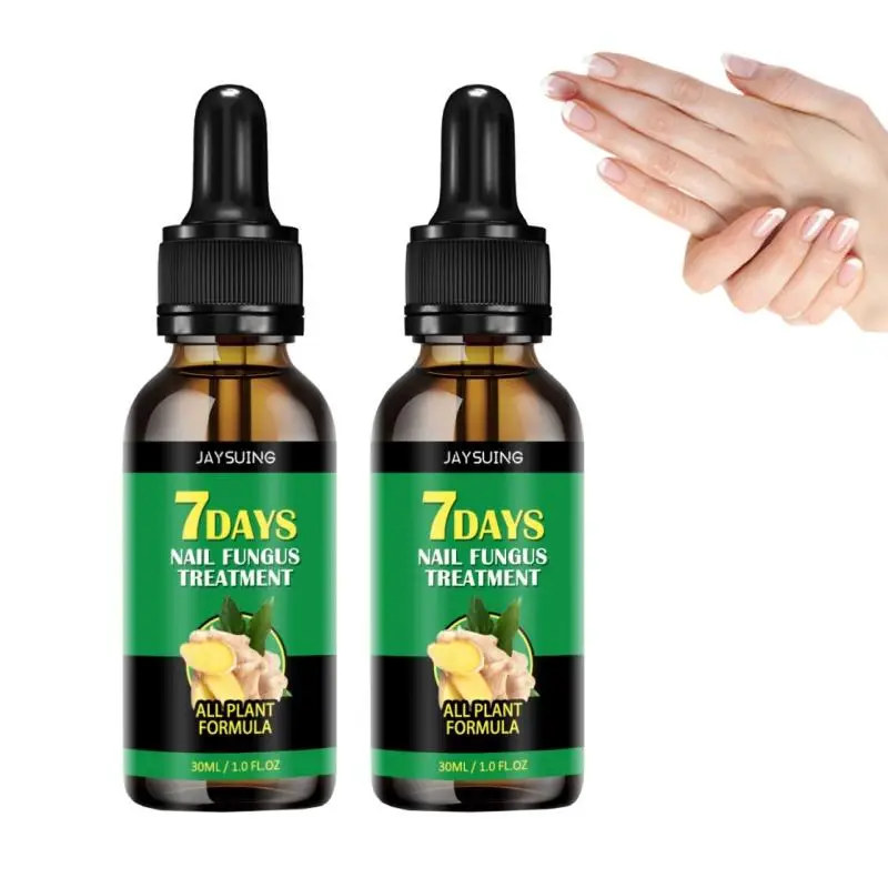 Nail Strengthening Serum, 2 Counts/set Ginger Extract Nail Essence, Nourishing Nail Care Product for Women & Men