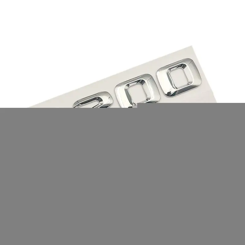 3D ABS Black Chrome Logo B200 Letters Car Trunk Badge Decal 4MATIC Emblem For Mercedes Benz W246 W245 B200 Sticker Accessories