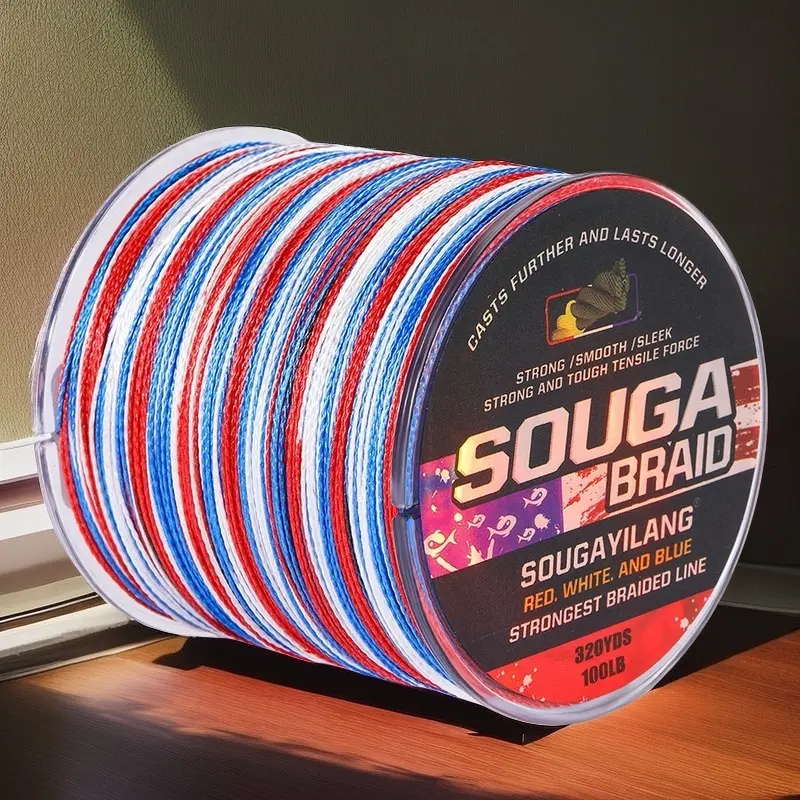 Sougayilang 4-Strand PE Braided Fishing Line - 320YDS, 10-100 LB Super  Strong Fishing Equipment, Wear-Resistant, Smooth Long-Casting, Resilient,  Colorfast, Saltwater-Ready - TikTok Shop
