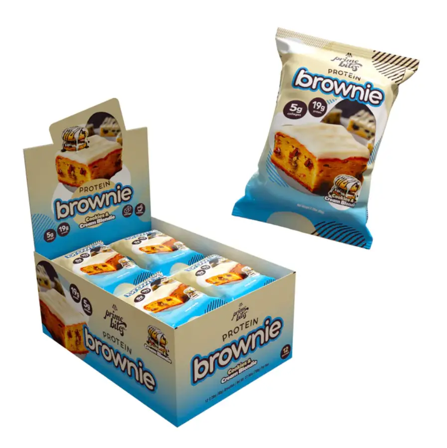 AP Prime Bites Protein Brownies - Protein Plus Collagen 12 pack