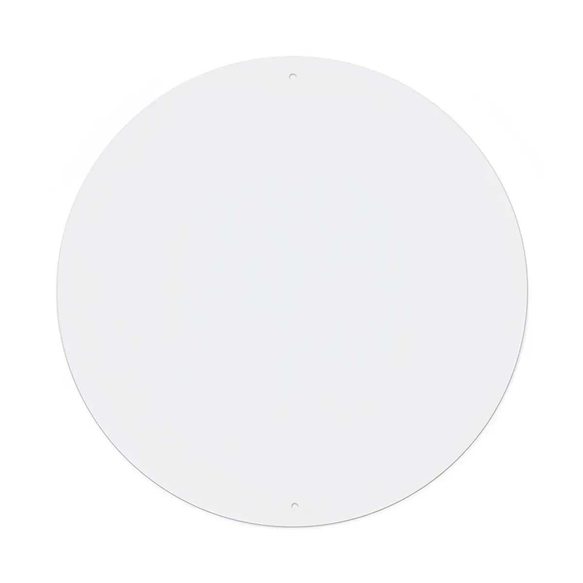 8 Inch (20cm) Round Blank Aluminum Sublimation Sign, Pre-Drilled Holes White Metal Plate, Casual DIY Custom Photo Logo Wall Decor for Heat Transfer Crafts Projects, Plain Metal Speciality Plaques & Signs