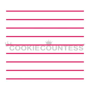Cookie Stencil The Cookie Countess Notebook