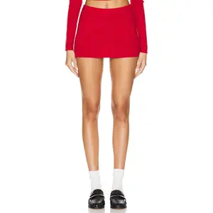 Frankies Bikinis Marialla Cloud Knit Skort in Heartstrings