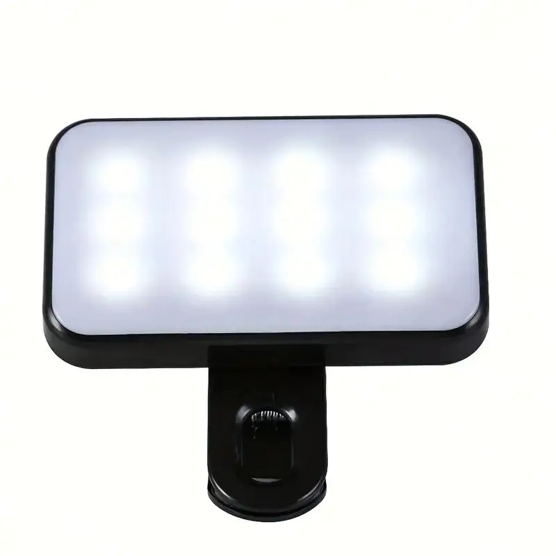 Portable Selfie Fill Light, Rechargeable Phone Camera Light, Clip-on Selfie Light for Phone, Tablet & Laptop, Multifunctional Dimmable LED Light, Cell Phone Light, Selfie Panel Light, Smartphone Camera Accessories, Selfie LED Lights