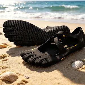 Non-Slip Five-Toe Yoga & Pilates Shoes |   Barefoot Workout Shoes for Home Gym, Barre & Daily Wear - Comfortable, Supportive & Foot-Friendly