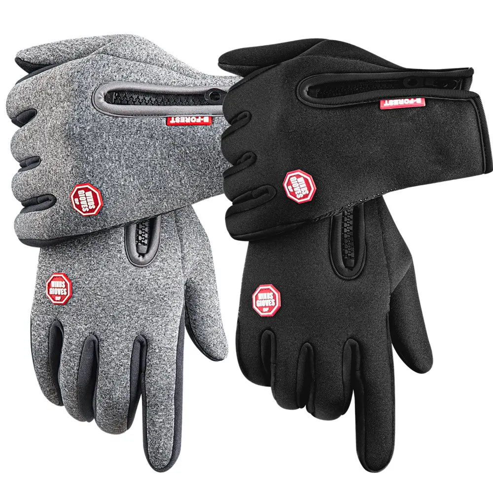 2 Pair Winter Gloves Gifts Men Women - Upgraded Touch Screen Cold Weather Warm Glove for Running Driving Cycling Hiking