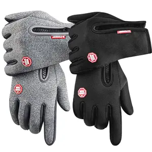 2 Pair Winter Gloves Gifts Men Women - Upgraded Touch Screen Cold Weather Warm Glove for Running Driving Cycling Hiking