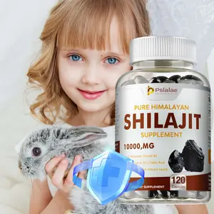 Pslalae - Himalaya Shilajit Capsules, Formulated with 20% Fulvic Acid | Supports Brain and Immune Health | Made in the USA | Himalaya Shilajit Supplement for Men and Women | 60/120 Capsules