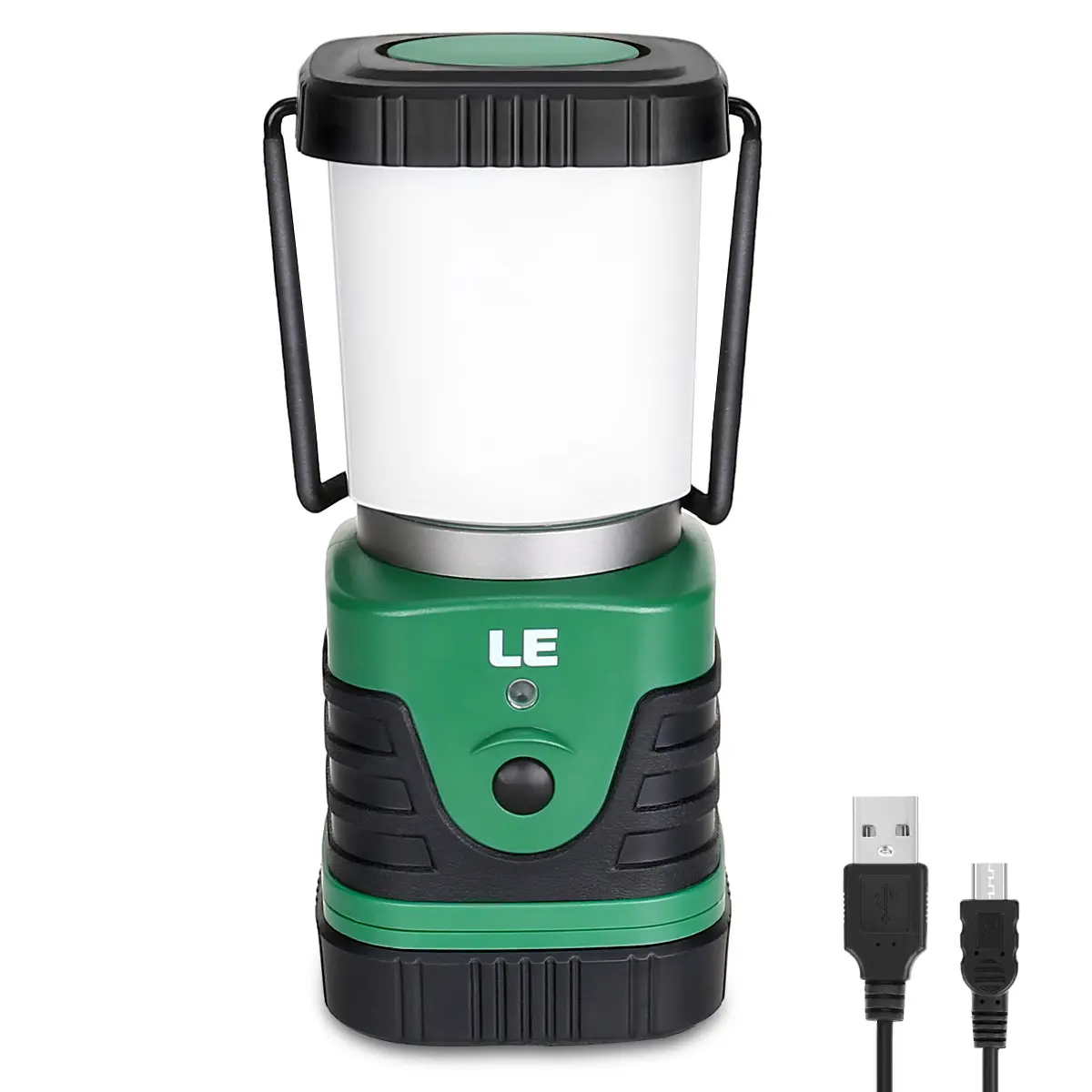 Lepro 1000LM LED Camping Lantern Rechargeable, 4400mAh Power Bank, Camping Essential with 4 Light Modes, IP44 Waterproof Lantern Flashlight for Hurricane Emergency, Hiking, USB Cable Included