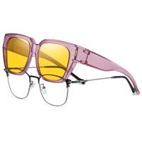 Purple Frame Night Vision Lens