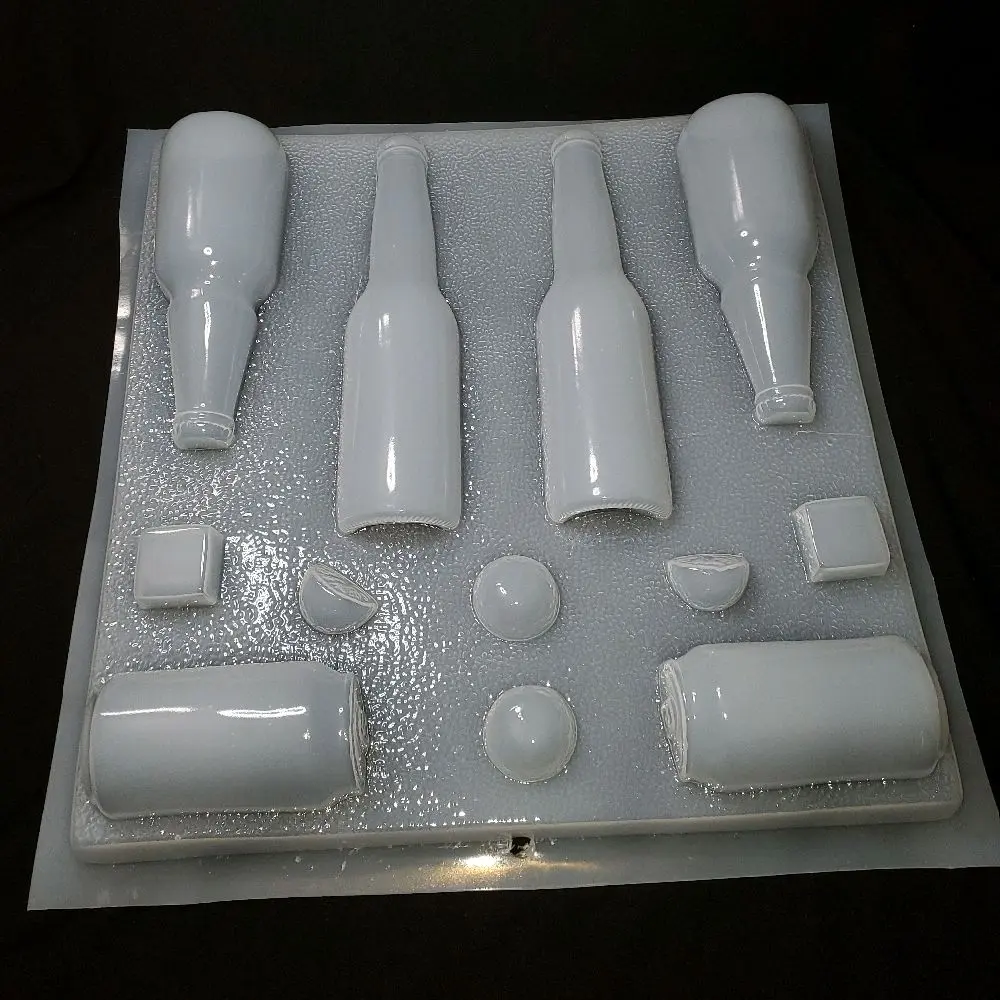 Dessert Mold in Design of Bottles, Cans, and Citrus Slices
