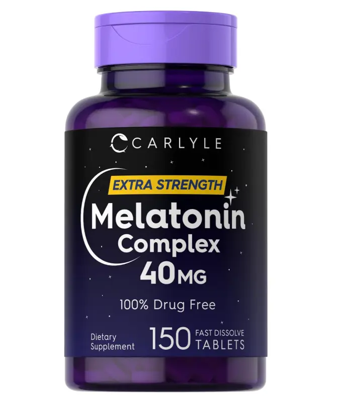 Carlyle Melatonin 40mg Complex | 150 Fast Dissolve Tablets