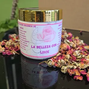 Exfoliación orgánica de arroz, para marcas de acné, machas oscuras, piel gruesa.