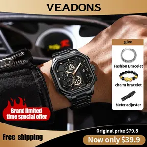 Men's Classic Business Decorative Analog Watch, Men's Wristwatch, Men's Fashion Watch, Luminous Hands Watch for Party, Daily Wear Accessory, Trendy All-match Exquisite Watch (with Gift Box, Perfect for Birthday Gift)