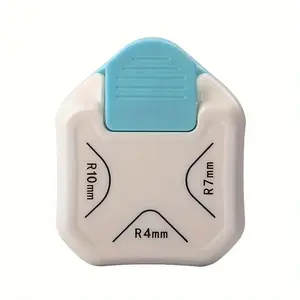 Multi-angle 3-in-1 Corner Embosser, 1 Count Flat Angle & Round Angle Corner Cutter Embosser, Corner Cutter for Paper Crafts, Card Making, Paper Cutters