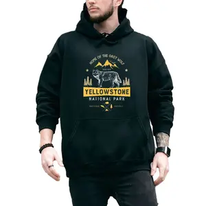Yellowstone National Park Vintage Bigfoot T Shirt Men Women Hoodie