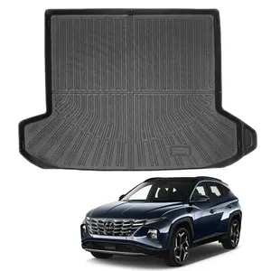 Canvcle Trunk Mat for 2022-2026 Hyundai Tucson(Non-Hybrid) Accessories TPE Cargo Mat All Weather Cargo Liner Heavy-Duty Trunk Liners