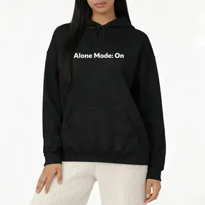 Quiet Time Hoodie with Funny Alone Mode Quote – Ideal Gift for Social Distance Fans