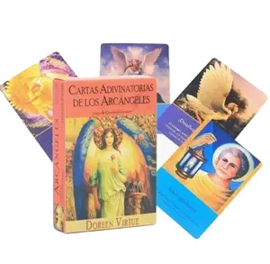 Doreen Virtue's Spanish Archangel Oracle Deck - 45 Cards for Divine Guidance & Spiritual Wisdom - Includes Digital Guidebook - Chinese Origin