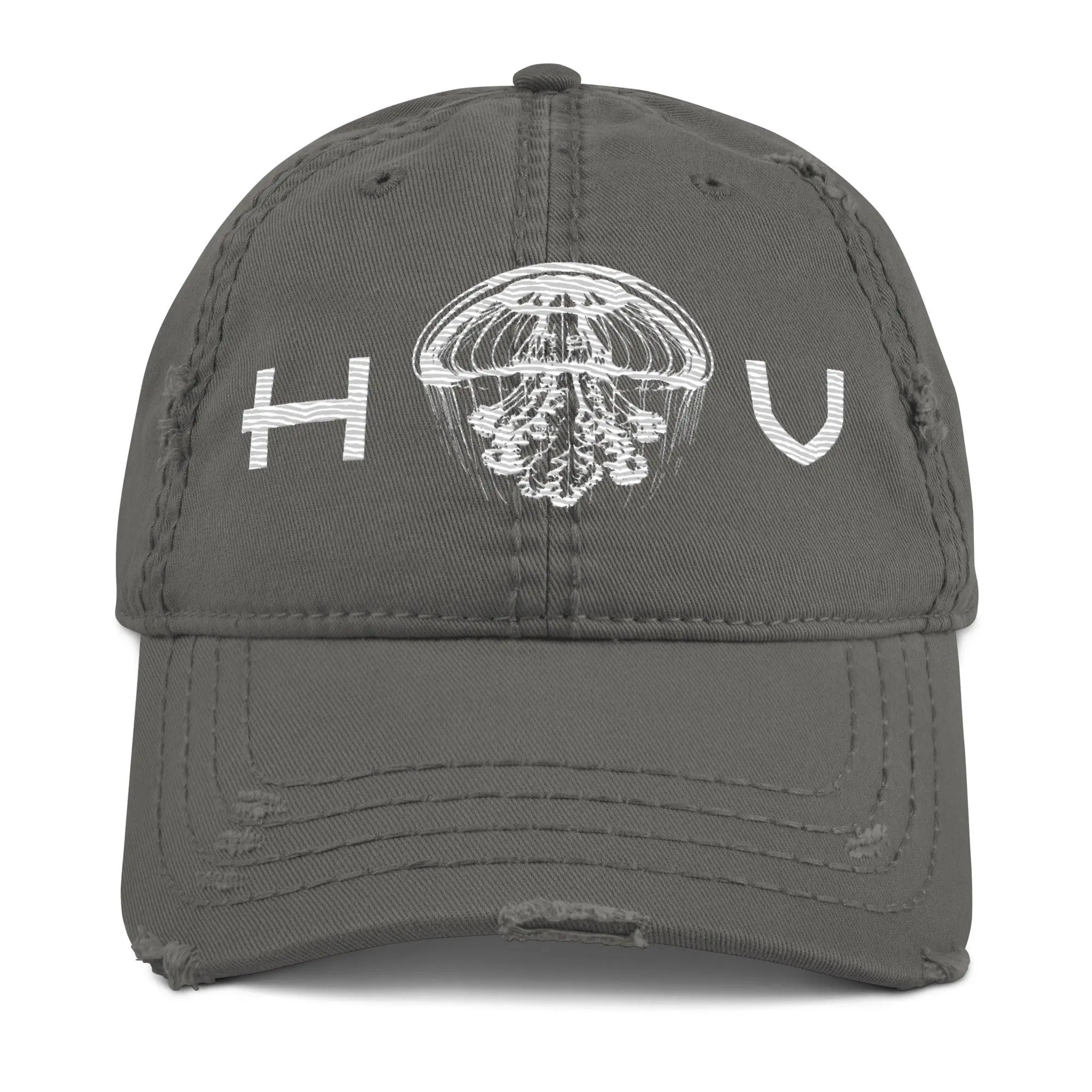Jellyfish Distressed Dad Hat