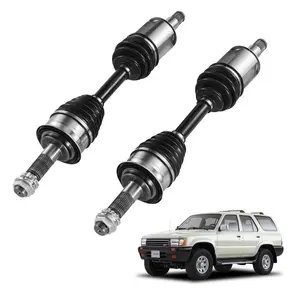 VEVOR CV Axle Shaft Assembly, 2 Pieces Front Left Right (Driver and Passenger Side), Automotive Replacement CV Joint Axles Pair Compatible with 1996-Toyota 4Runner, Alloy Steel Carbon Steel