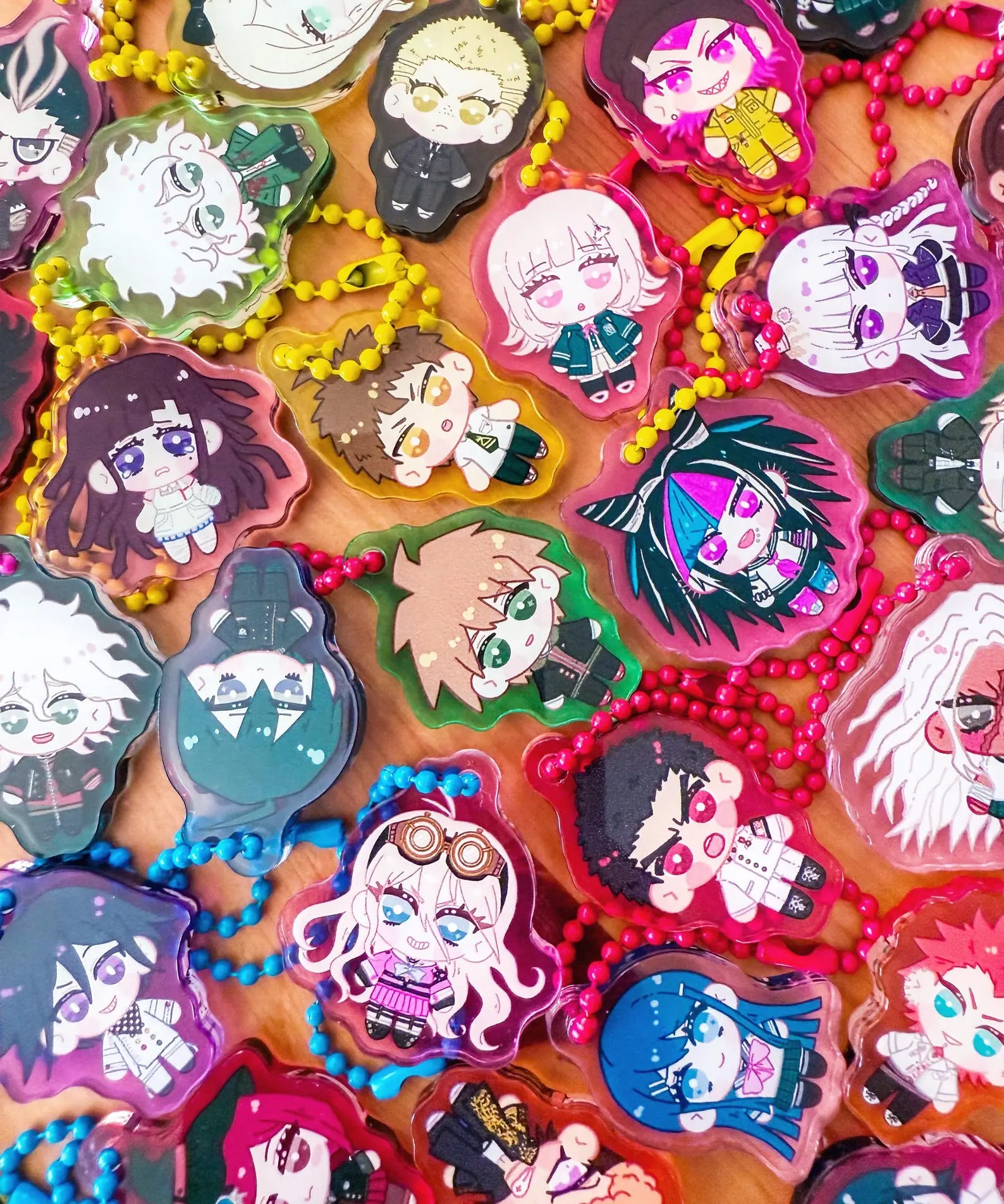 Danganronpa Teeny Acrylic Charms Keychain