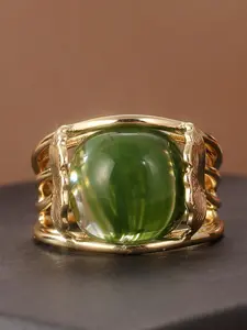 Vintage Geometric Design Ring, Fashion Accessories for Women & Girls, Trendy All-match & Exquisite Jewelry for Birthday Gift