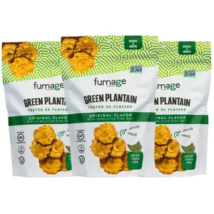 Fumage Green Plantain CHIPS- Original Flavor - 200 gr (ORGANIC)