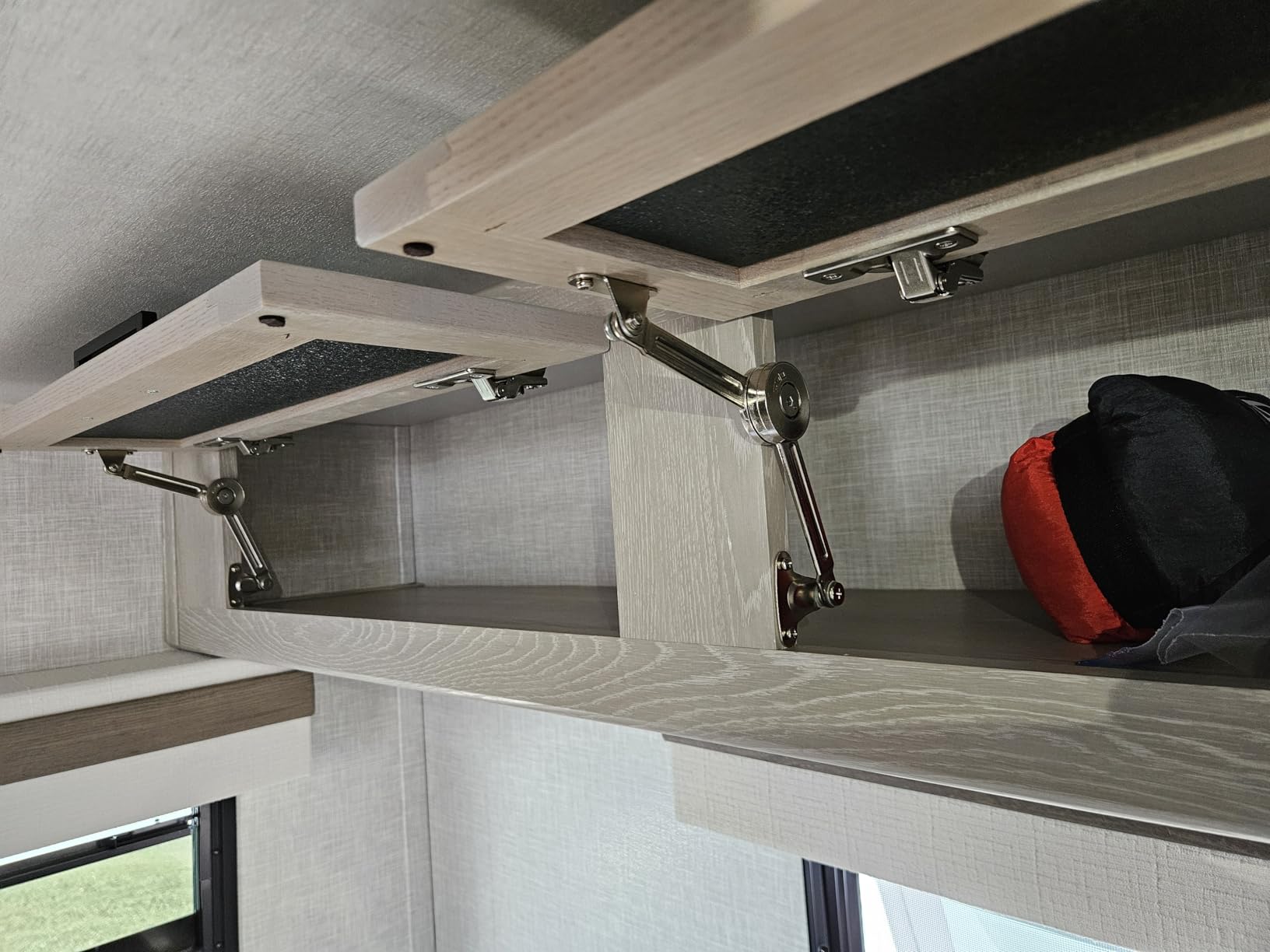 Tiberham Lid Support Hinge Adjustable Buffer Damper for Kitchen Cabinet Door Cupboard Toy Box Durable Zinc Alloy High Load Capacity 22 lbs Pack of 2