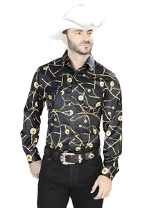 Black Casual Long Sleeve Shirt 44087