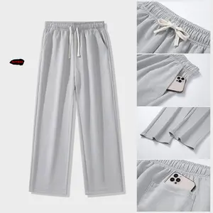Men's 3-Pack Regular Fit Wide Leg Sweatpants - Soft, Comfortable All-Day Wear with Functional Pockets, Ideal for Yoga, Lounging, Winter Sweatpants Outfit