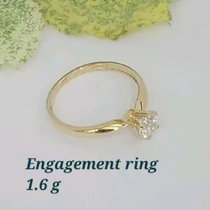 Gold 14k Engagement Ring 1.6g - Perfect for Celebrations