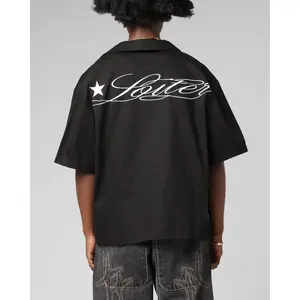 Loiter Daytona Button Up Shirt Black