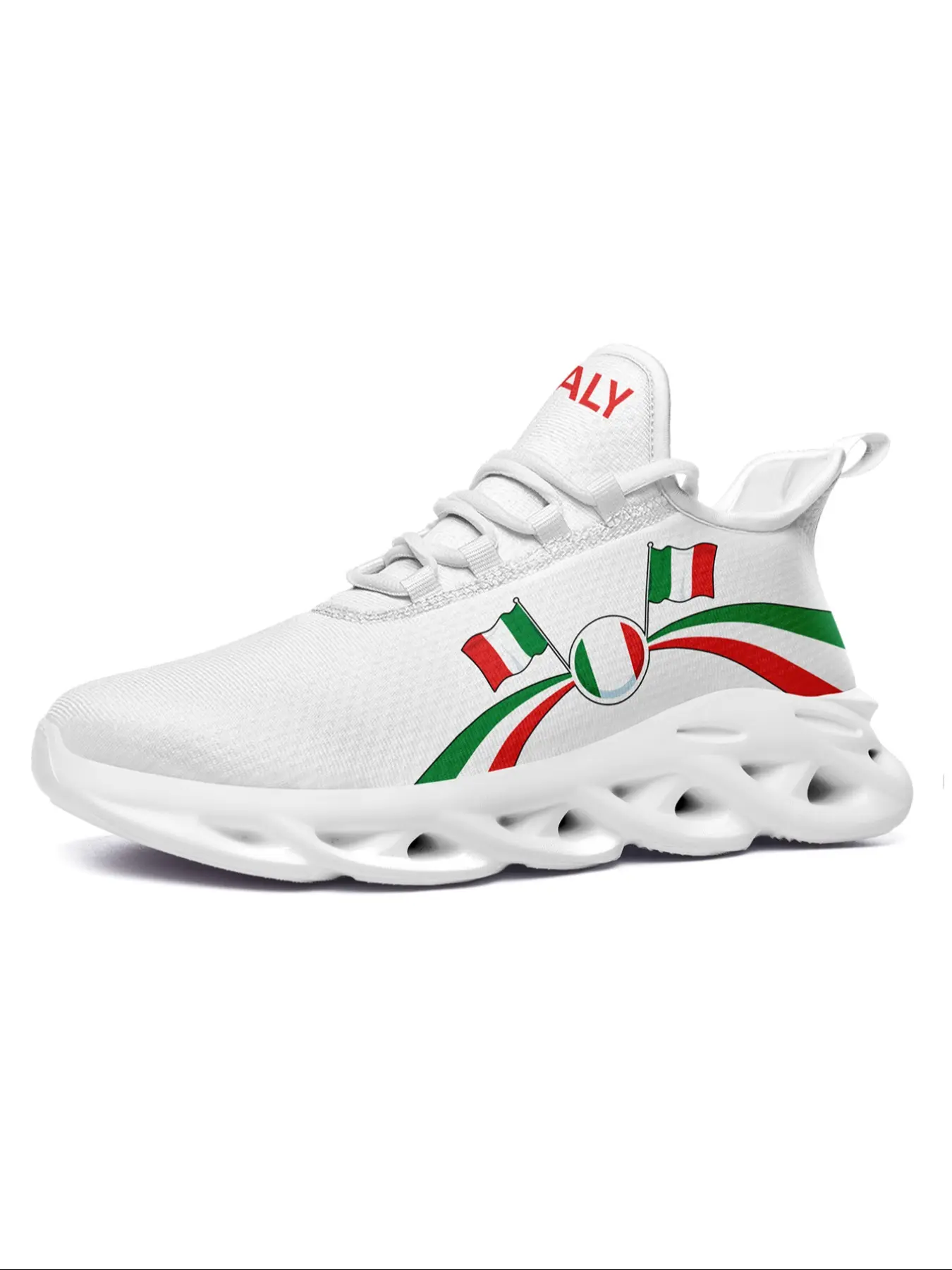 Festive Italy Liberation Day Men's Sneakers, Ultra-Light Italian Flag Casual Shoes, Patriotic Streetwear with April 25 Design, Perfect for Celebrations Travel & Everyday Style