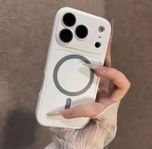 2-in-1 Compatible with iP17 Pro Max Phone Case iP16 Shockproof Soft Silicone Inner Layer Hard Backplate Protector