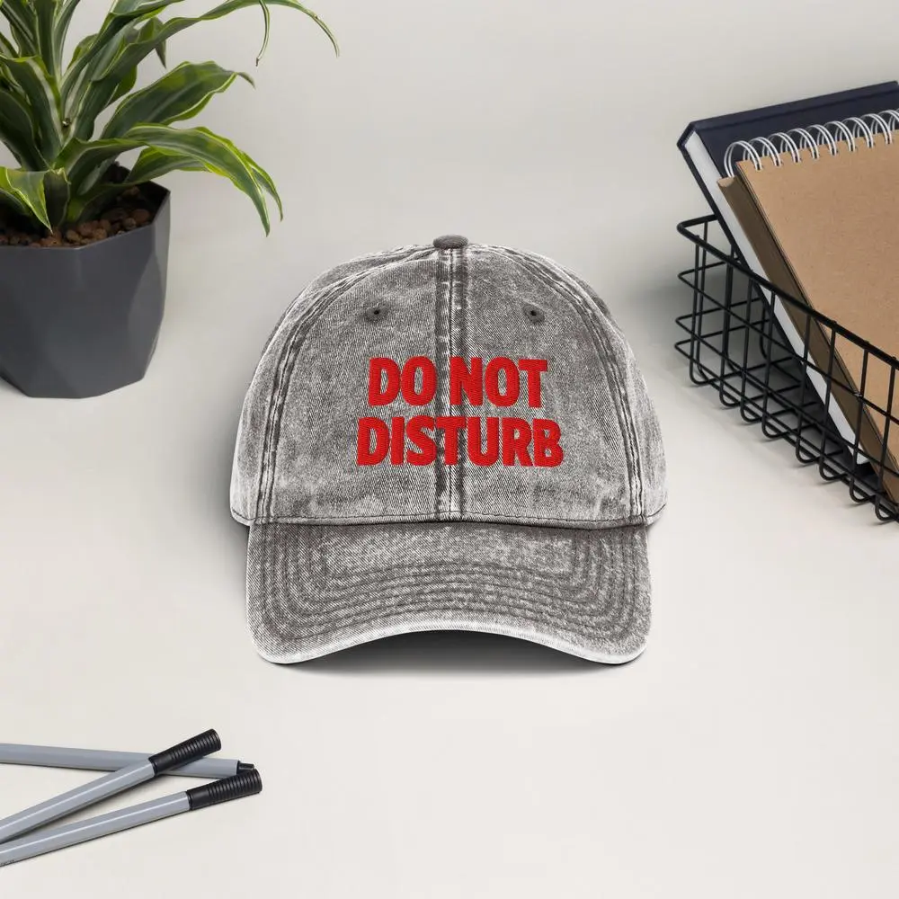DO NOT DISTURB Embroidered Dad Hat | Nurse Gift | Healthcare Worker Cap