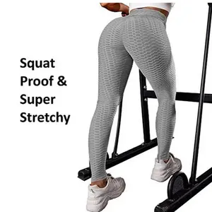 Light Grey Textured Leggings Size Medium