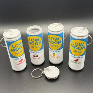 Low Moon Keychain - 3d Print Co - Lip Balm Holder - Med Container - Budget Friendly - Durable - Gift For Her