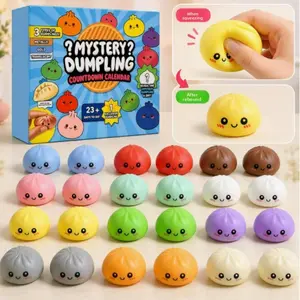 New Dumpling Dongdong Le Blind Box, Mysterious Dumpling Countdown Calendar, Fidget Squishy, Fun Collectible Gift Idea