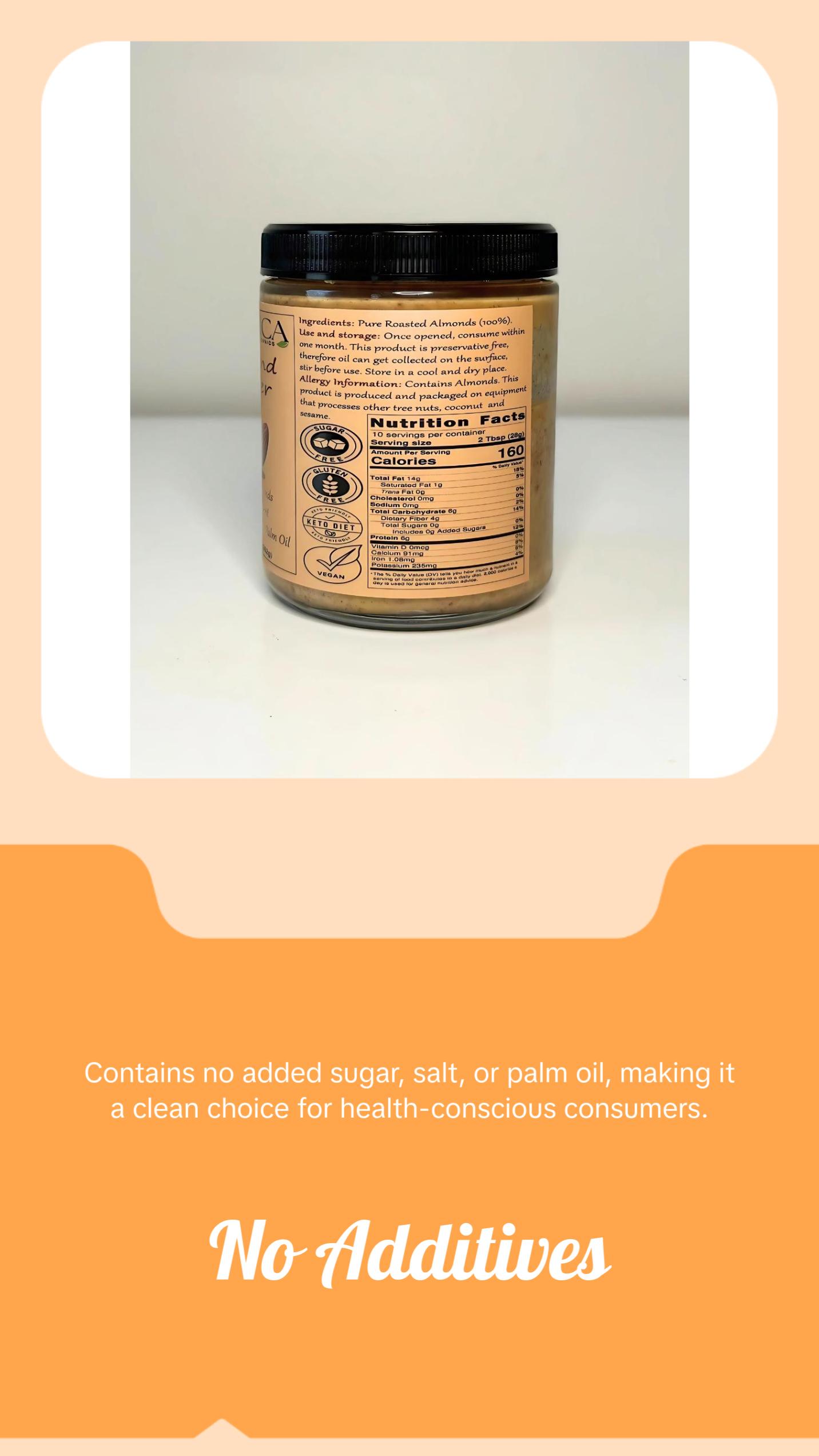 100% Natural Almond butter