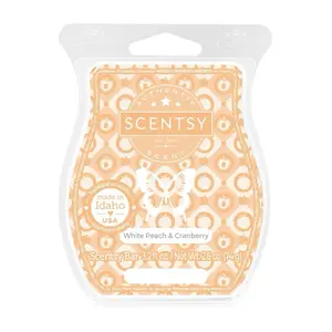 White Peach & Cramberry Scentsy bar