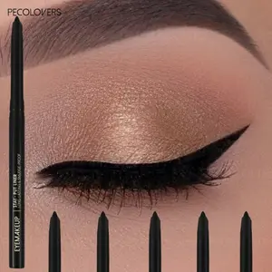 Eyeliner Gel Pencil Easy Wear Natural Soft Waterproof Long-lasting Non-Smudge Black Eyeliner Pen Makeup for Eyes Enhance Eye Makeup