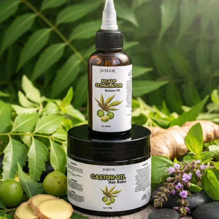 Scalp Stimulator & Chebe Hair Grease Bundle: Growth & Length Retention with Castor Oil, Peppermint, and Rosemary.   Chebe Hair Grease Pomade, Moringa Fenugreek Hair Growth Oil Balm, Long Hair and Thick Hair, Hair Growth, Ayurverdic Hair growth, Rosemary H