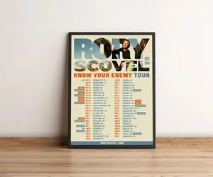 Rory Scovel Know Your Enemy Tour 2025 Poster