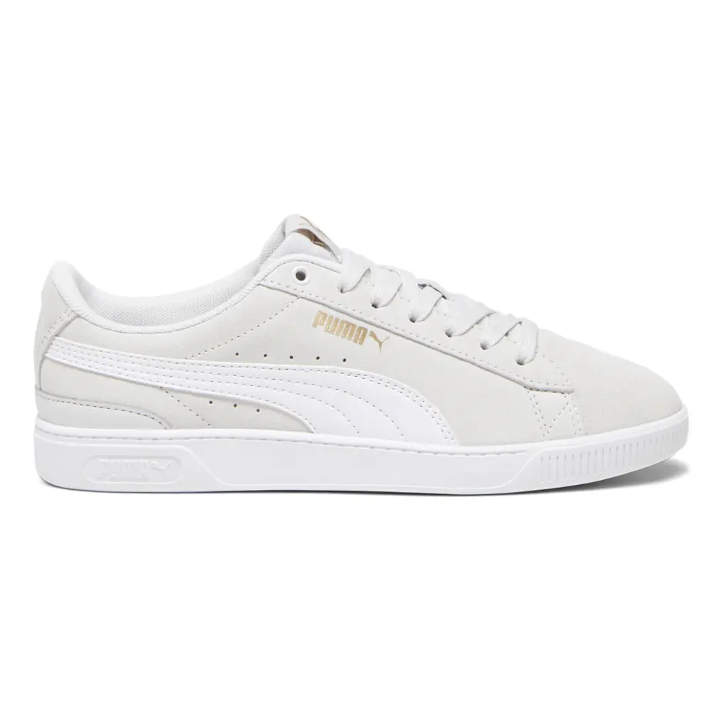 PUMA Womens Vikky V3 Lace Up Sneakers Shoes Casual - Off White PUMA Womens Vikky V3 Lace Up Sneakers Shoes Casual - Off White